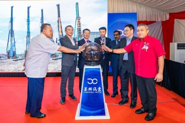 擎梦奋进 续写华章 | k1体育马来西亚项目二期桩基仪式隆重举行